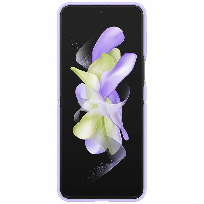 Чeхол-накладка Samsung Silicone Cover with Ring для Samsung Galaxy Flip 4 SM-F721 Lavender (EF-PF721TVEGUA)