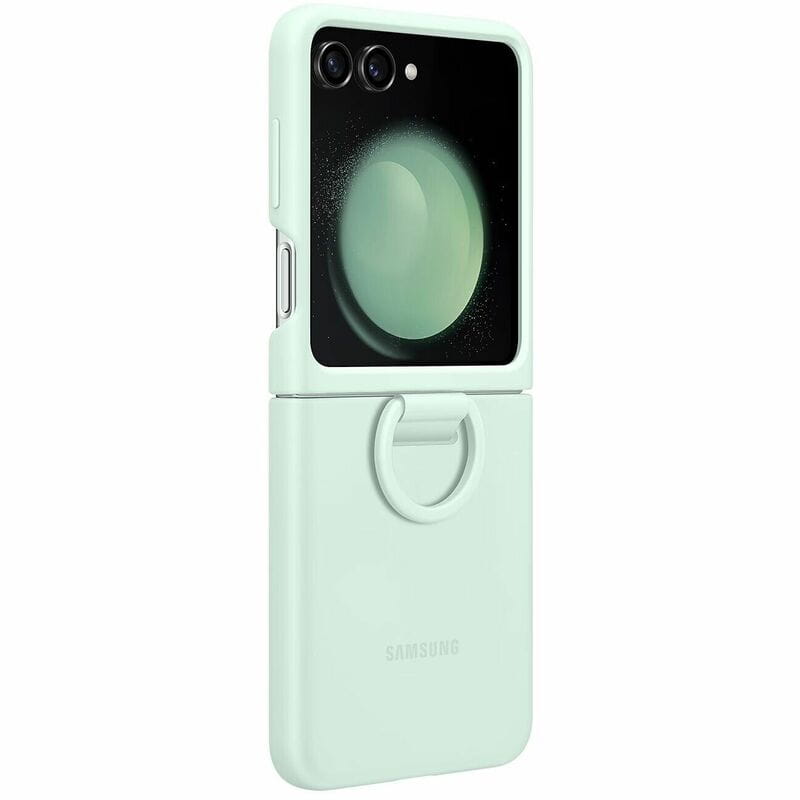 Чохол-накладка Samsung Silicone Cover with Ring для Samsung Galaxy Flip 5 SM-F731 Mint (EF-PF731TMEGUA)
