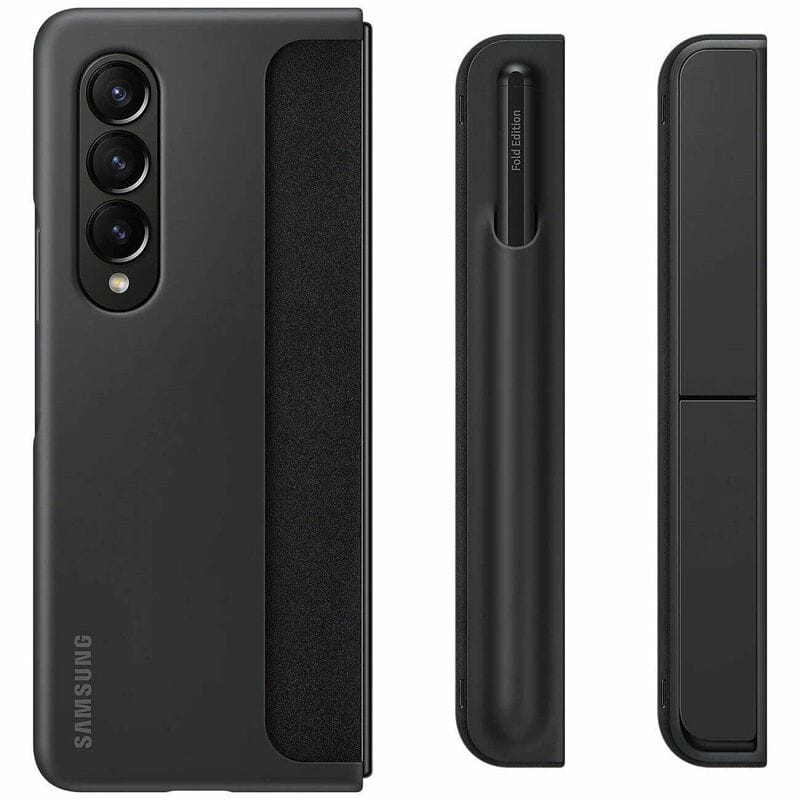 Чeхол-накладка Samsung Standing Cover with S Pen для Samsung Galaxy Fold 4 SM-F936 Black (EF-OF93PCBEGUA)