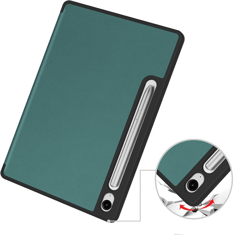 Чехол-книжка BeCover Flexible TPU Mate для Samsung Galaxy Tab S9 (SM-X710/SM-X716)/S9 FE (SM-X510/SM-X516B) Dark Green (712529)