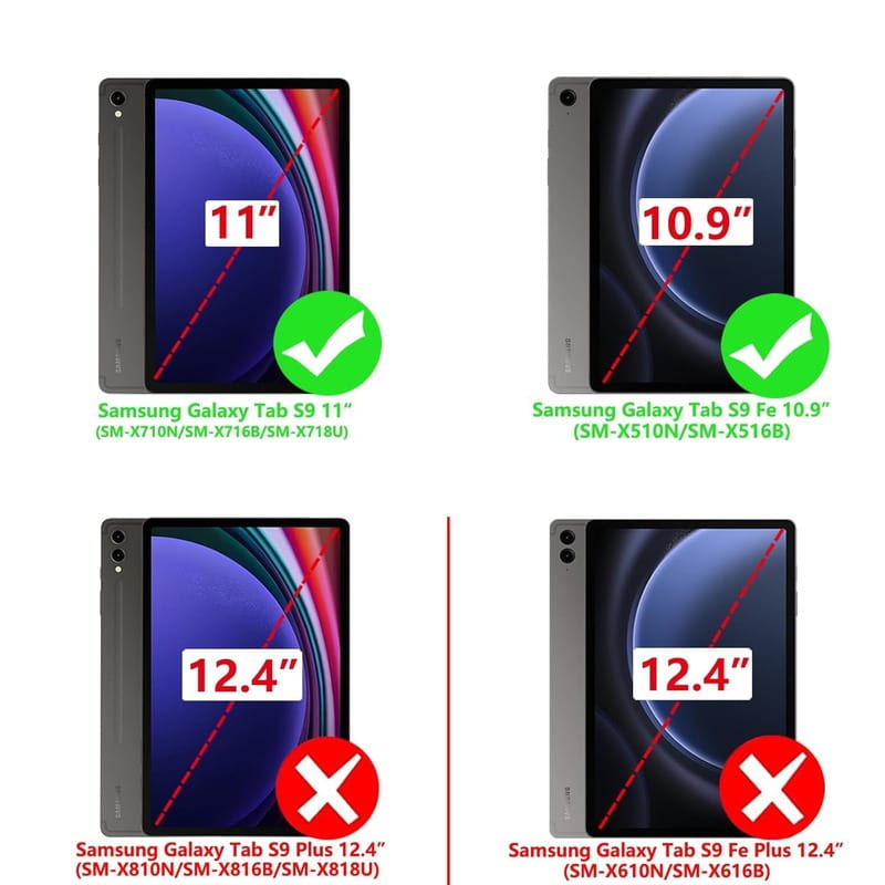 Чехол-книжка BeCover Flexible TPU Mate для Samsung Galaxy Tab S9 (SM-X710/SM-X716)/S9 FE (SM-X510/SM-X516B) Dark Green (712529)