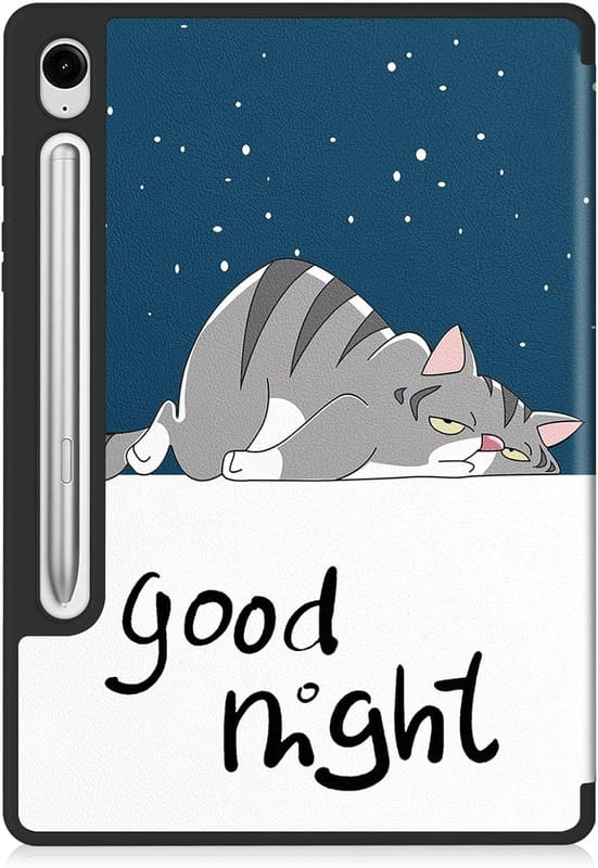Чохол-книжка BeCover Flexible TPU Mate для Samsung Galaxy Tab S9 (SM-X710/SM-X716)/S9 FE (SM-X510/SM-X516B) Good Night (712535)
