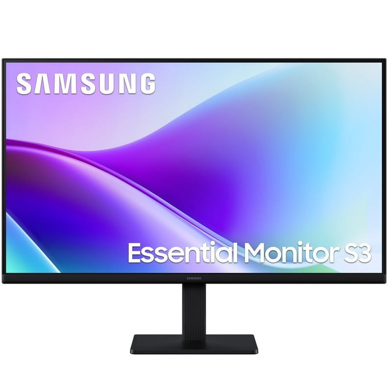 Монiтор Samsung 24" Essential S3 LS27F320 (LS27F320GAIXCI) IPS Black 120Hz