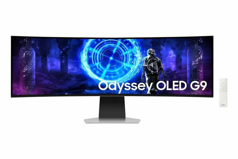 Монітор Samsung 49" Odyssey OLED G9 (LS49DG952SIXUA) Black/White Curved 240Hz