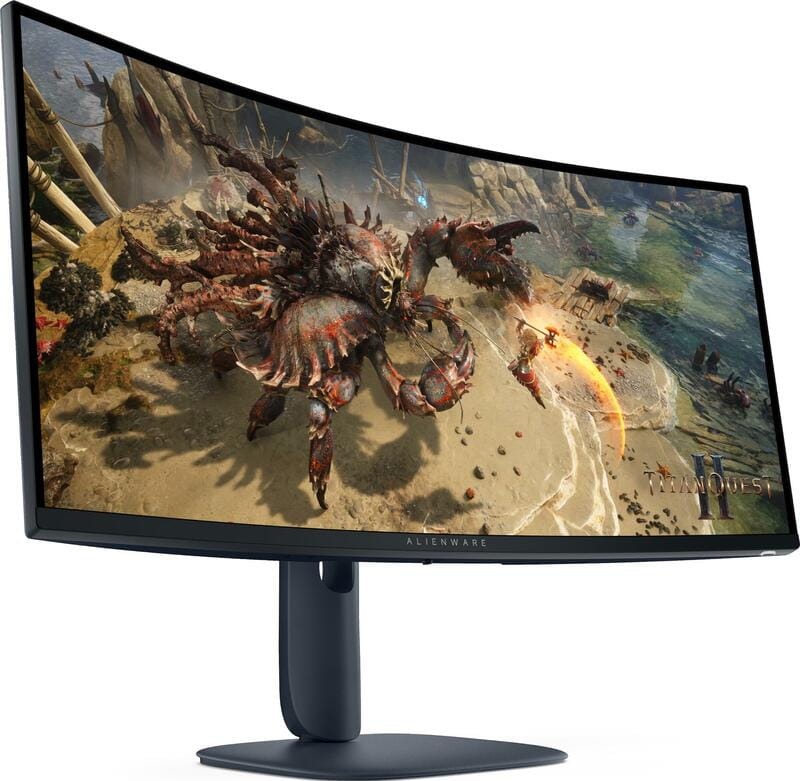 Монiтор Dell 34" AW3425DWM (210-BQWL) VA Black Curved 180Hz