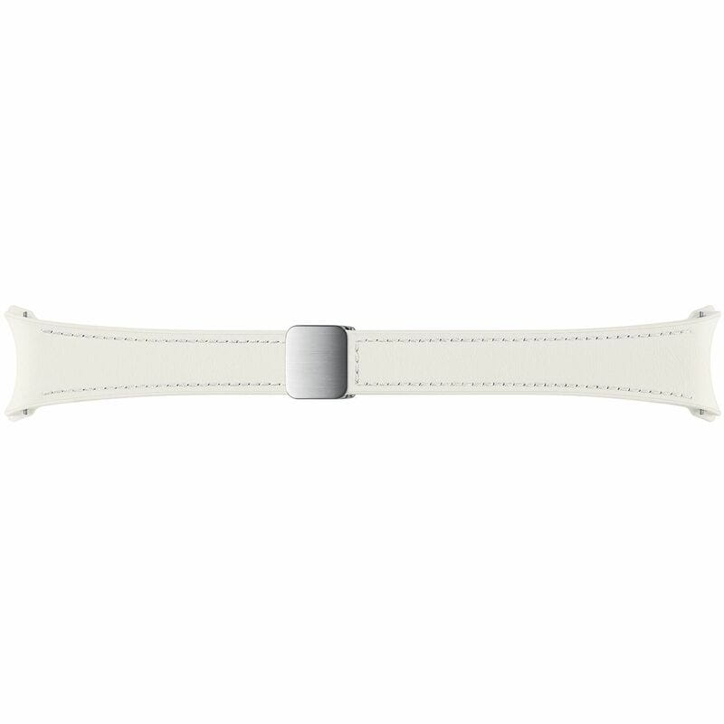 Ремінець Samsung D-Buckle Hybrid Eco-Leather Band для Samsung Galaxy (20mm, S/M) / Watch 4 / Watch 5 / Watch 6 Cream (ET-SHR93SUEGEU)