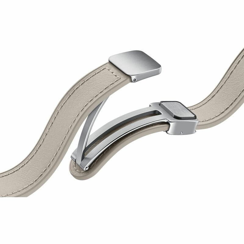 Ремінець Samsung D-Buckle Hybrid Eco-Leather Band для Samsung Galaxy (20mm, S/M) / Watch 4 / Watch 5 / Watch 6 Etoupe (ET-SHR93SAEGEU)