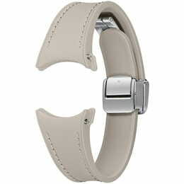 Ремешок Samsung D-Buckle Hybrid Eco-Leather Band для Samsung Galaxy (20mm, S/M) / Watch 4 / Watch 5 / Watch 6 Etoupe (ET-SHR93SAEGEU)