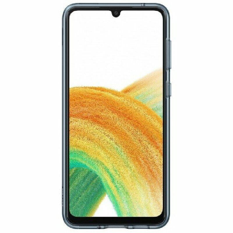 Чeхол-накладка Samsung Clear Strap Cover для Samsung Galaxy A33 SM-A336 Black (EF-XA336CBEGRU)
