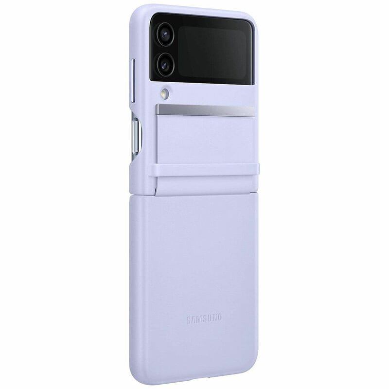 Чeхол-накладка Samsung Flap Leather Cover для Samsung Galaxy Flip 4 SM-F721 Serenity Purple (EF-VF721LLEGUA)