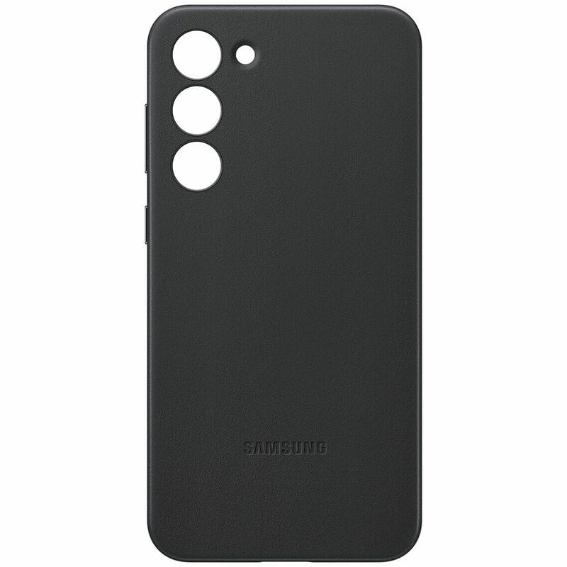 Чeхол-накладка Samsung Leather Cover для Samsung Galaxy S23 Plus SM-S916 Black (EF-VS916LBEGRU)