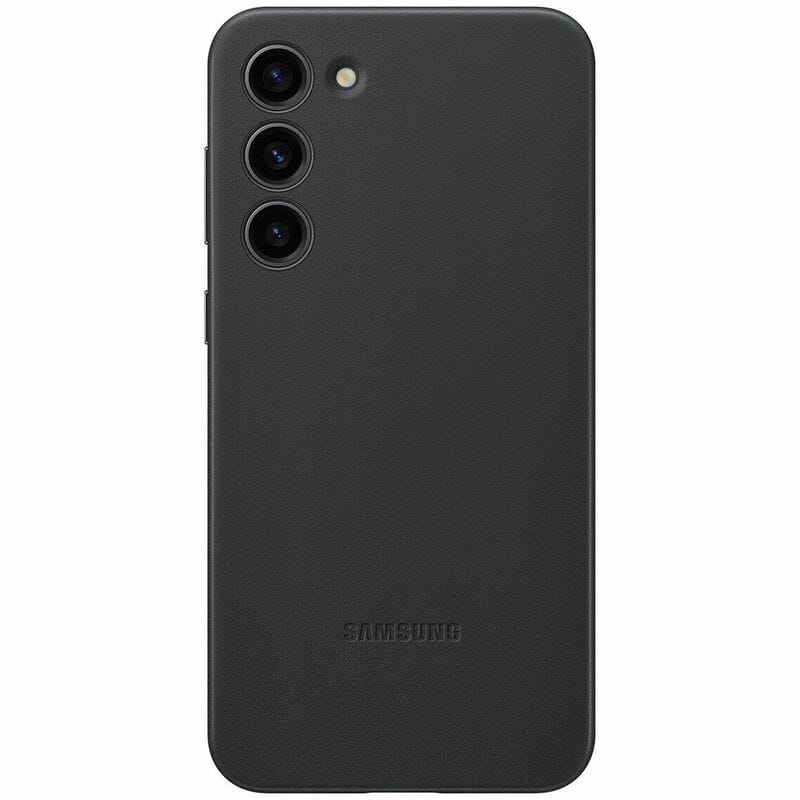 Чeхол-накладка Samsung Leather Cover для Samsung Galaxy S23 Plus SM-S916 Black (EF-VS916LBEGRU)