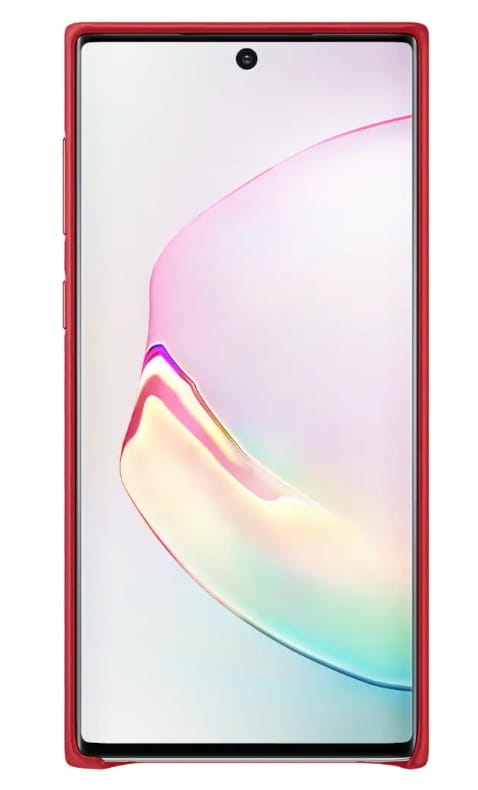 Чeхол-накладка Samsung Leather Cover для Samsung Galaxy Note 10 SM-N970 Red (EF-VN970LREGRU)