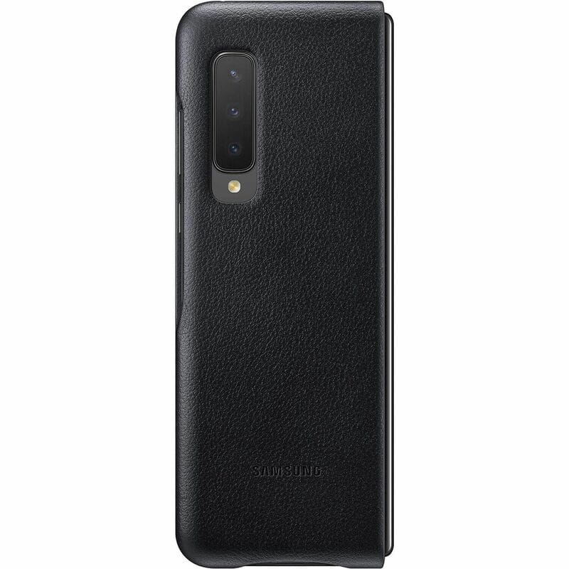 Чохол-накладка Samsung Leather Cover для Samsung Galaxy Fold SM-F900 / F907 Black (EF-VF900LBEGRU)