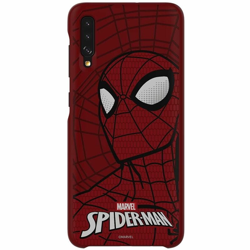 Чeхол-накладка Samsung Marvel Smart Cover для Samsung Galaxy A70 SM-A705 / Galaxy A70s SM-A707 Spiderman (GP-FGA705HIARW)
