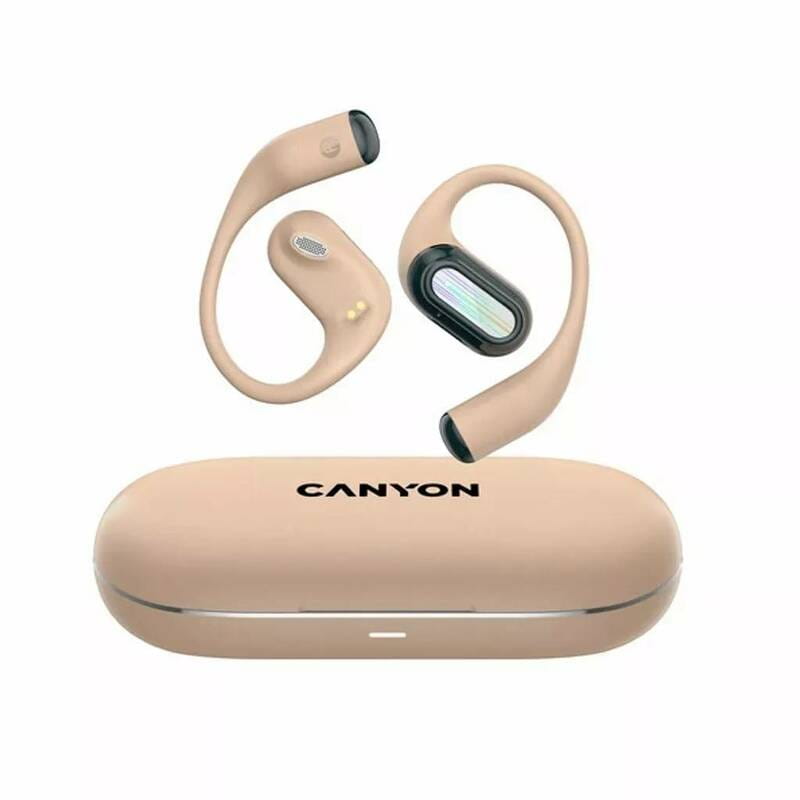 Bluetooth-гарнитура Canyon TWS-12 Headset On Flow Beige (CNS-TWS12BE)