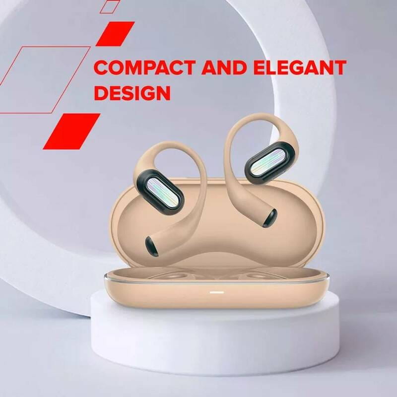 Bluetooth-гарнитура Canyon TWS-12 Headset On Flow Beige (CNS-TWS12BE)