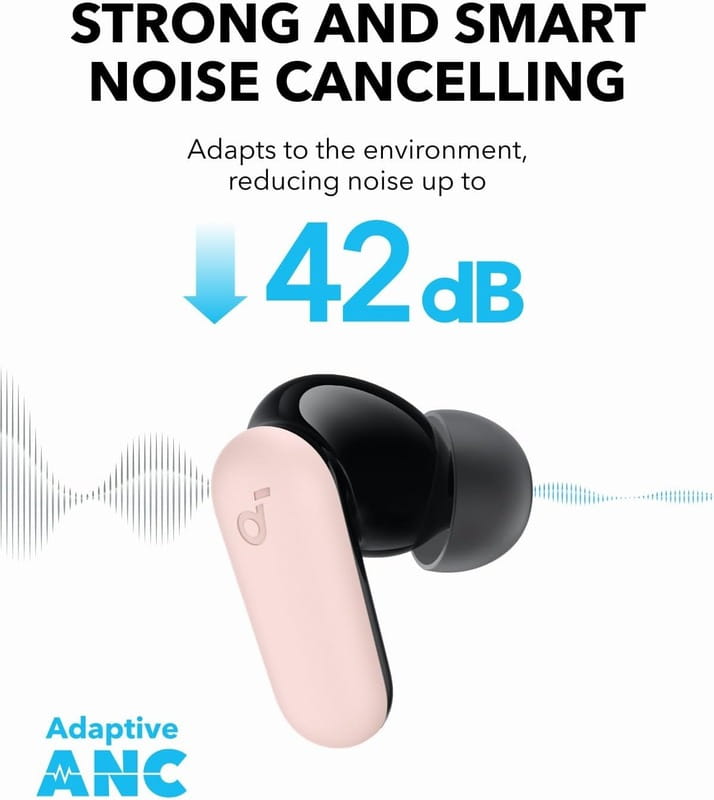 Bluetooth-гарнитура Anker SoundCore P30i Pink (A3959351)