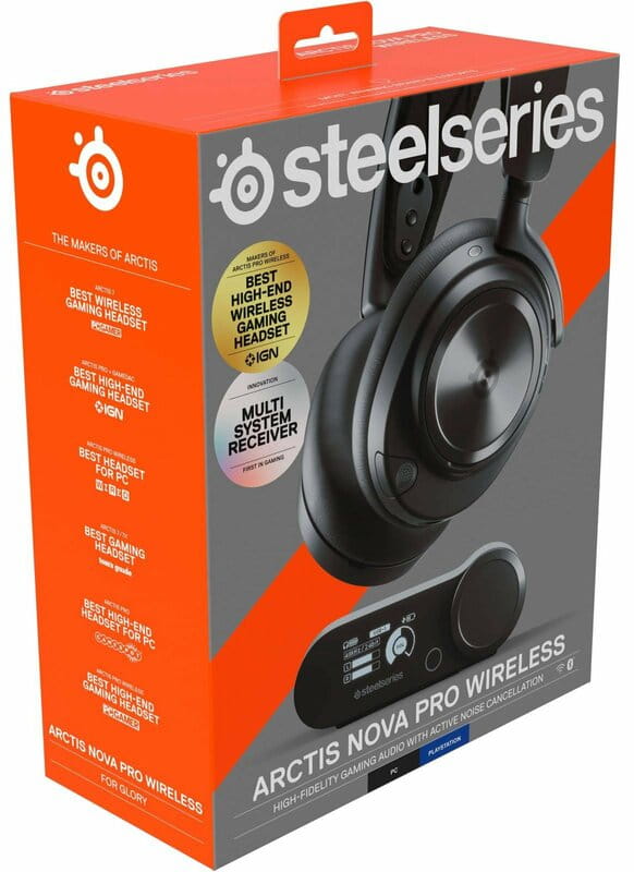 Гарнітура SteelSeries Arctis Nova Pro Wireless P Black (61522)