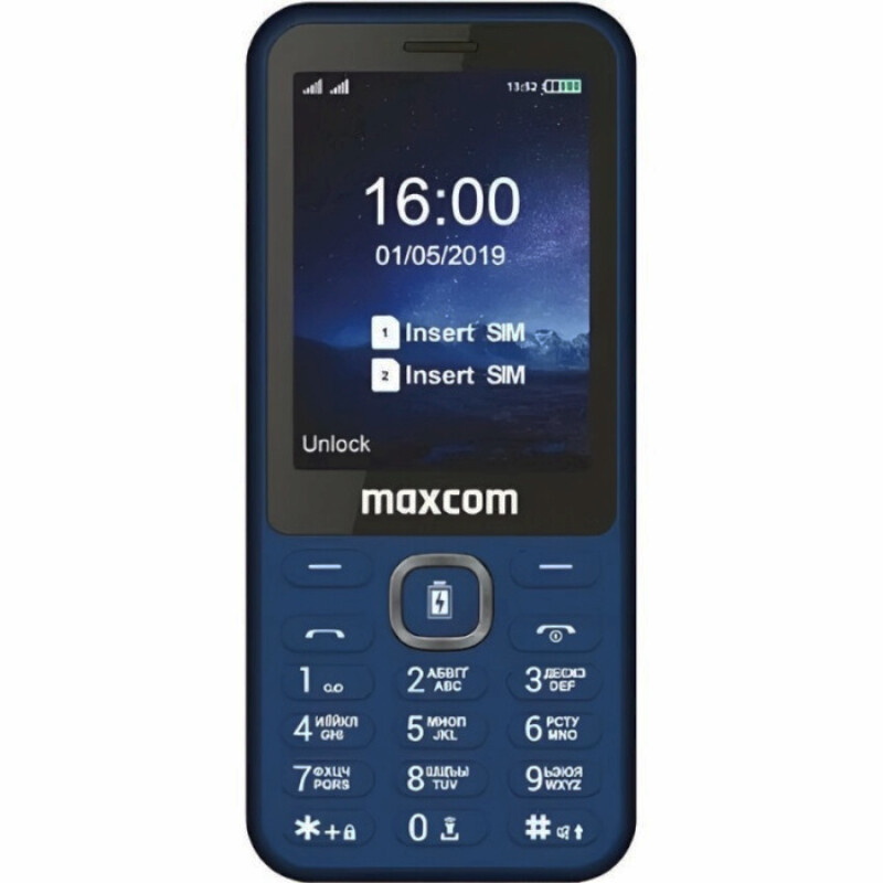 Мобiльний телефон Maxcom MM814 Type-C Blue