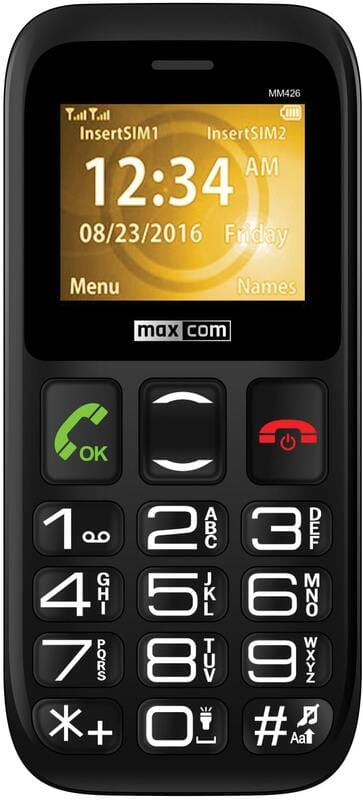 Мобильный телефон Maxcom MM426 Black