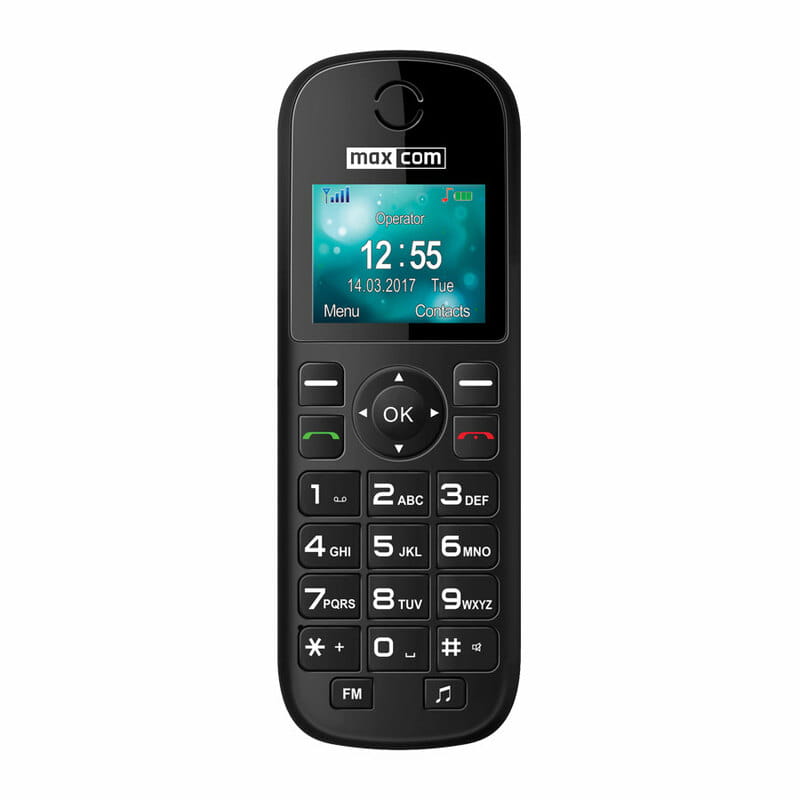 Мобильный телефон Maxcom MM35D Black