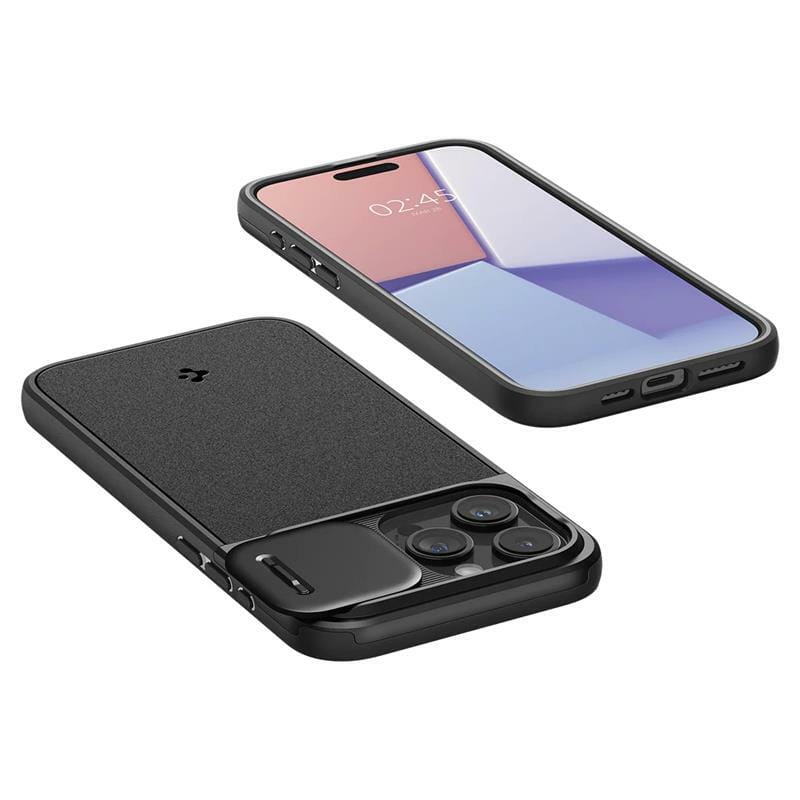 Чeхол-накладка Spigen Optik Armor MagFit для Apple iPhone 15 Pro Black (ACS06738)