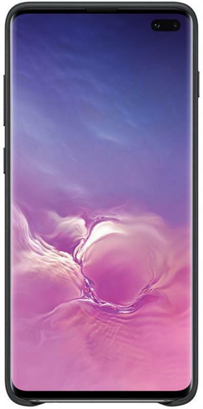 Чехол-накладка Samsung Leather Cover для Samsung Galaxy S10+ SM-G975 Black (EF-VG975LBEGRU)