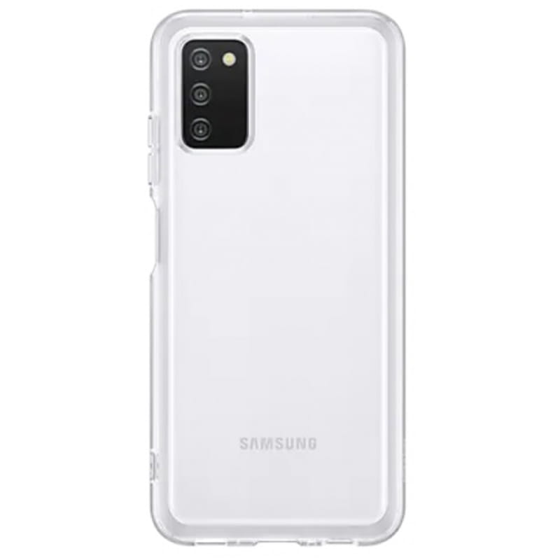 Чехол-накладка Samsung Soft Clear Cover для Samsung Galaxy A03s SM-A037 Transparent (EF-QA037TTEGRU)