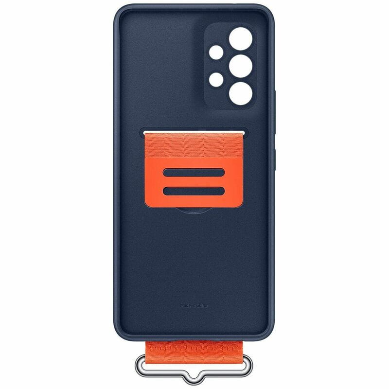 Чехол-накладка Samsung Silicone Cover with Strap для Samsung Galaxy A53 SM-A536 Navy (EF-GA536TNEGRU)
