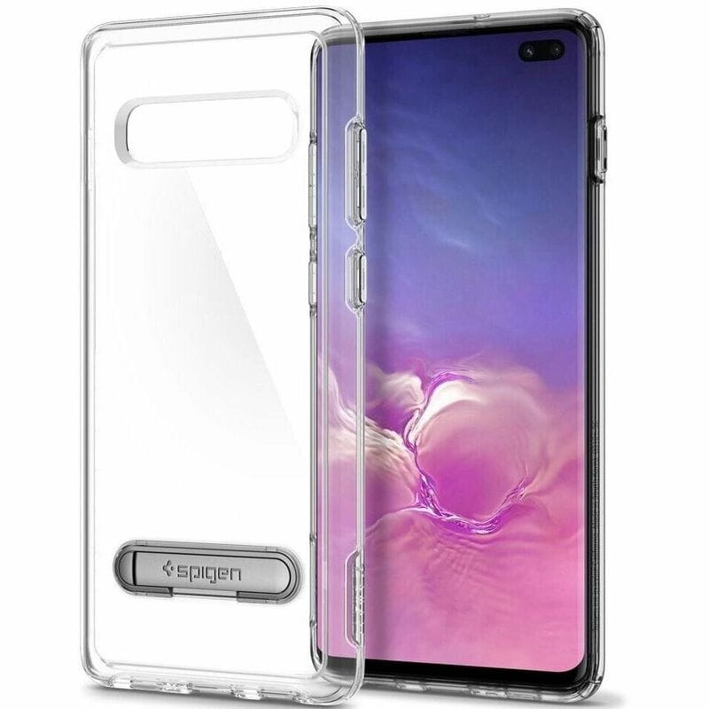 Чeхол-накладка Spigen Slim Armor для Samsung Galaxy S10+ SM-G975 Crystal Clear (606CS25394)