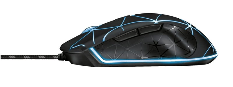 Миша Trust GXT 133 Locx Illuminated Gaming Black (22988)