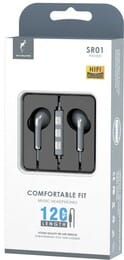 Гарнитура SkyDolphin SR01 with mic Silver (HF-000476)_бн