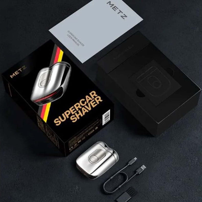 Электробритва Metz SuperCar Shaver Silver (MZCP021-SL)