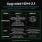Фото - Кабель Vention HDMI - HDMI V 2.1 (M/M), 1,5 м, Green (ALOGG) | click.ua