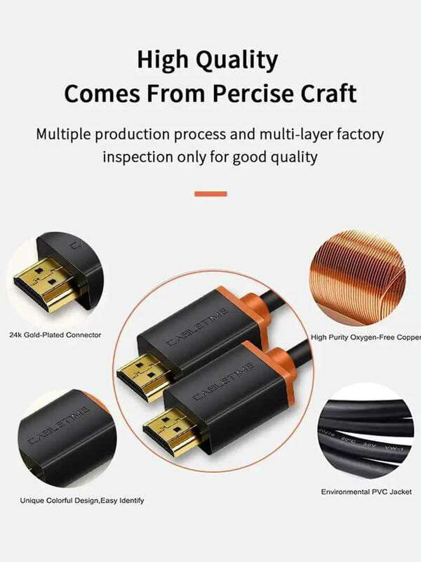Кабель Cabletime HDMI - HDMI V 2.0 (M/M), 1 м, Black (CH23H)