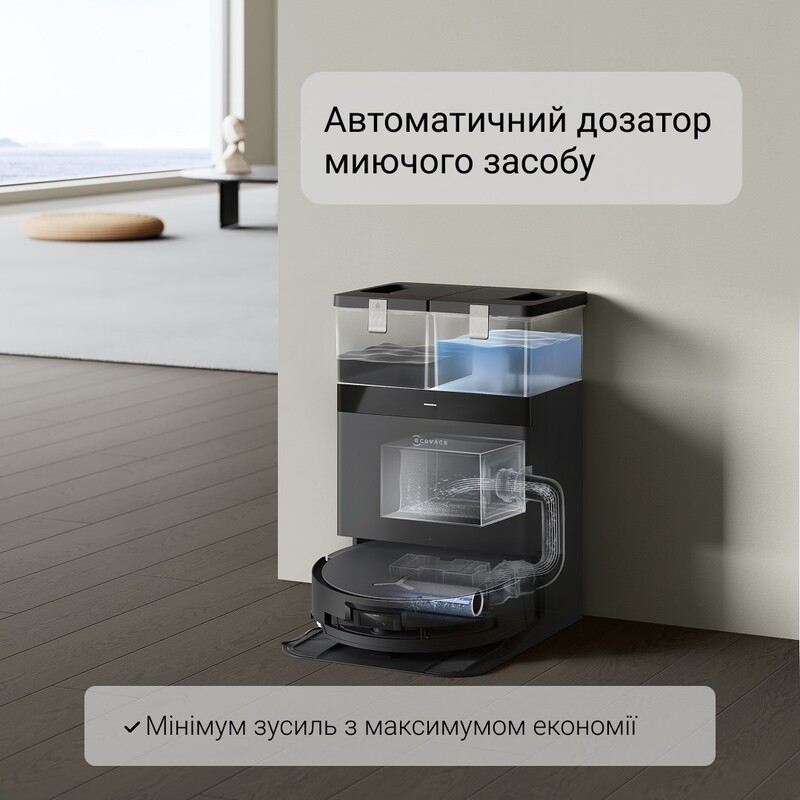 Робот-пилосос Ecovacs Deebot X8 Pro Omni (DEX56) Black