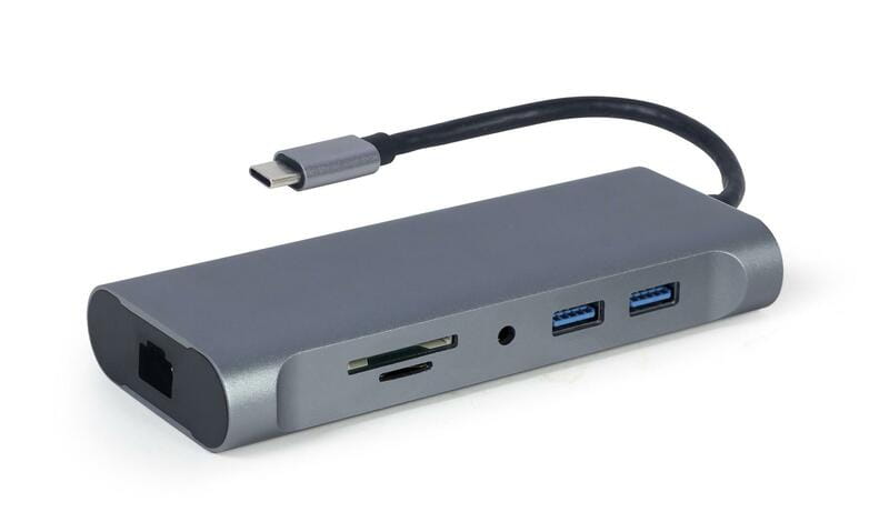 Док станція Cablexpert USB-C 7-в-1 (A-CM-COMBO7-01)