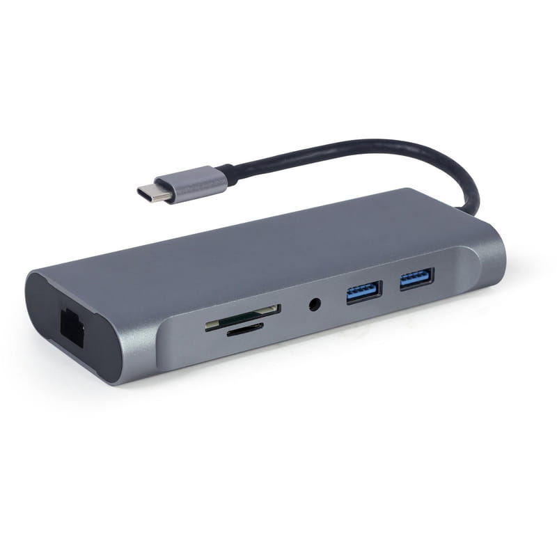 Док станція Cablexpert USB-C 7-в-1 (A-CM-COMBO7-01)