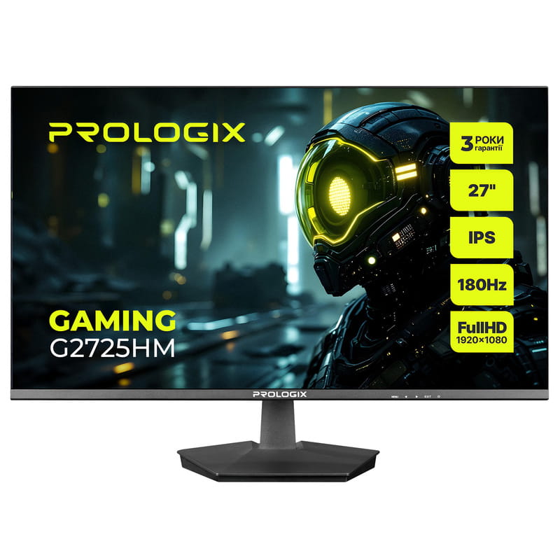 Монитор Prologix Gaming 27" G2725HM IPS Black 180Hz