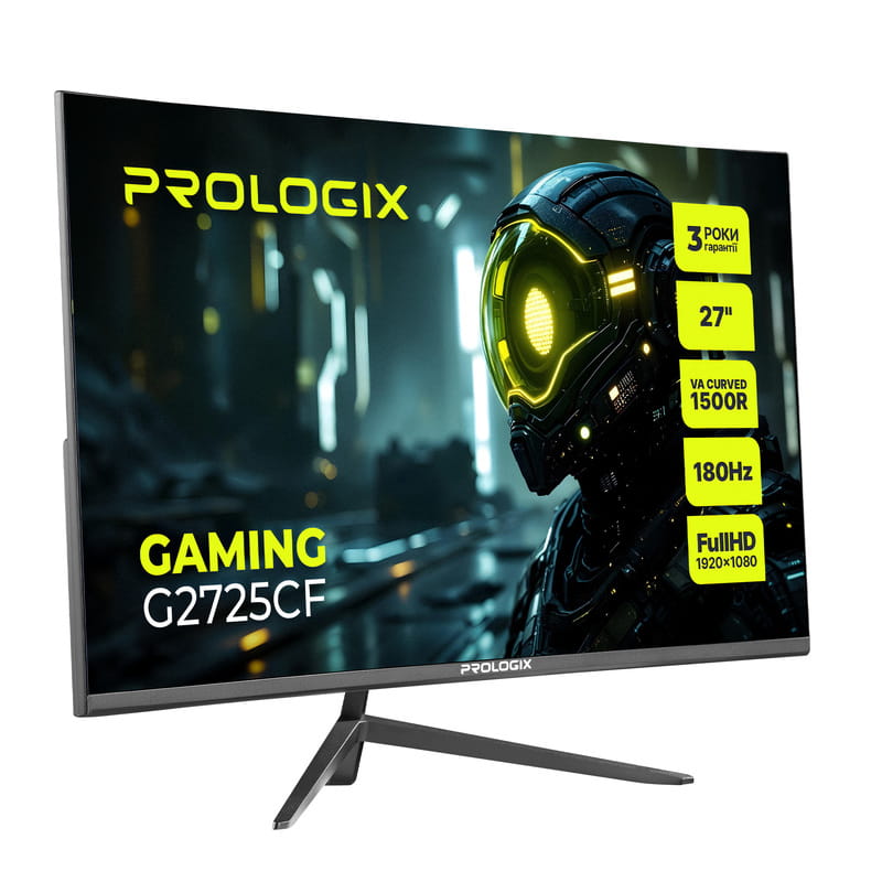 Монитор Prologix Gaming 27" G2725CF VA Black Curved 180Hz