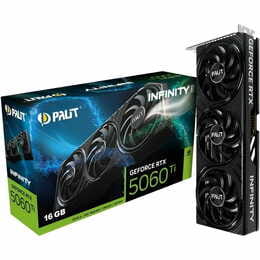 Відеокарта GF RTX 5060 Ti 16GB GDDR7 Infinity 3 Palit (NE7506T019T1-GB2061S)