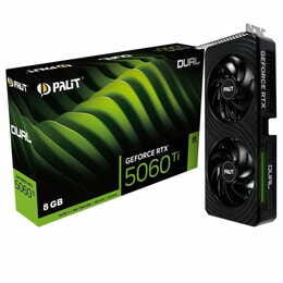 Відеокарта GF RTX 5060 Ti  8GB GDDR7 Dual Palit (NE7506T019P1-GB2062D)