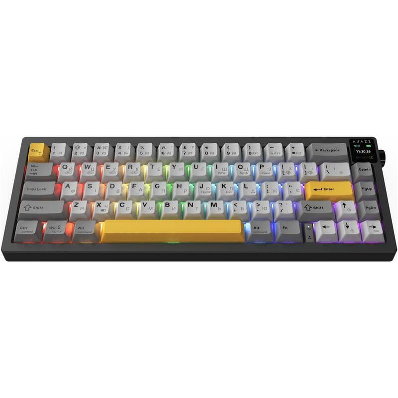 Клавиатура беспроводная Ajazz AK650 Flying Fish Switch Black (AK650-FF-BGY)_sample