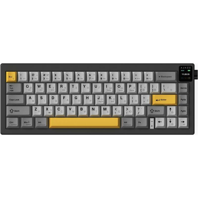 Клавиатура беспроводная Ajazz AK650 Flying Fish Switch Black (AK650-FF-BGY)_sample
