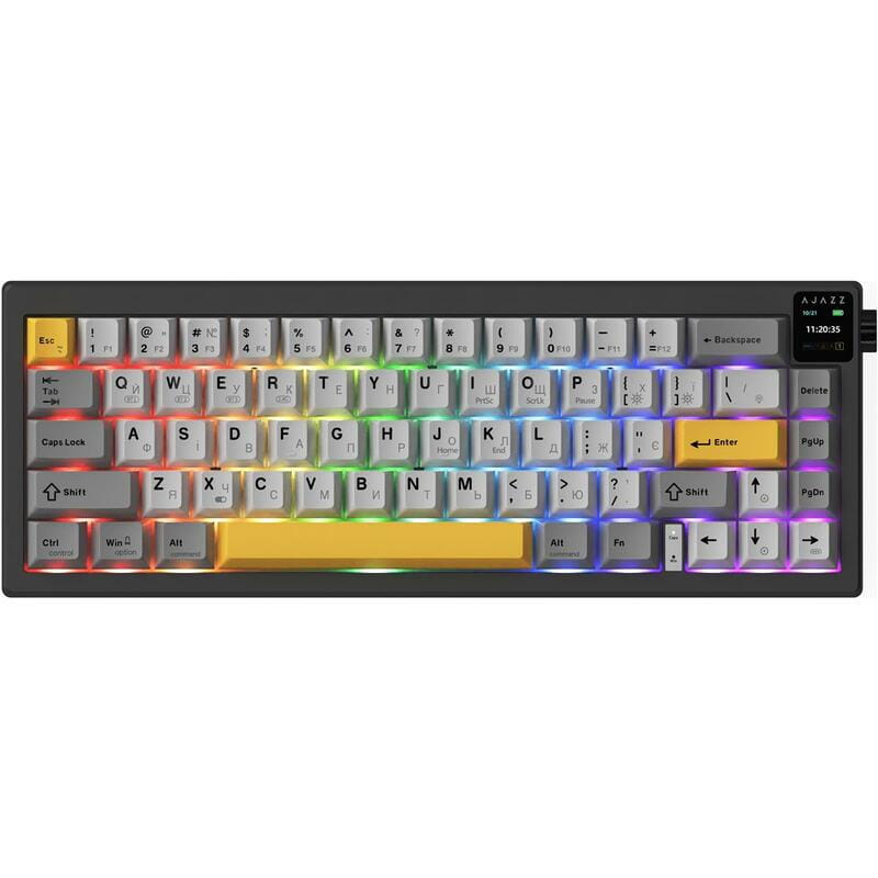 Клавиатура беспроводная Ajazz AK650 Flying Fish Switch Black (AK650-FF-BGY)_sample