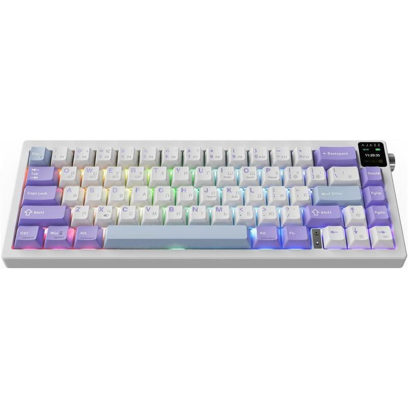 Клавиатура беспроводная Ajazz AK650 Flying Fish Switch Purple (AK650-FF-PWB)_sample