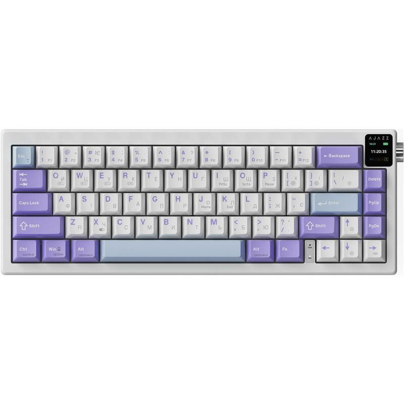 Клавиатура беспроводная Ajazz AK650 Flying Fish Switch Purple (AK650-FF-PWB)_sample
