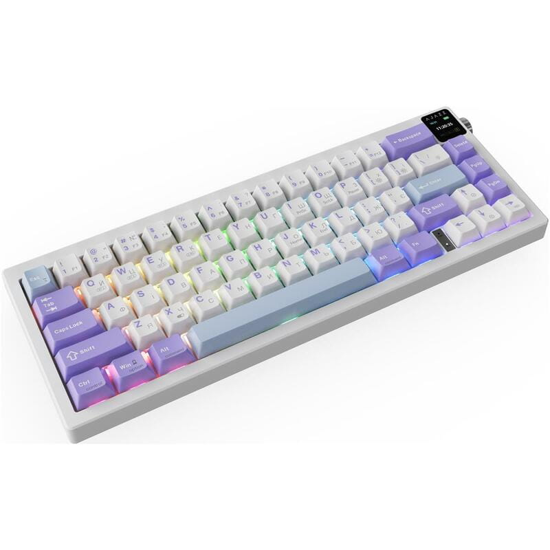 Клавиатура беспроводная Ajazz AK650 Flying Fish Switch Purple (AK650-FF-PWB)_sample