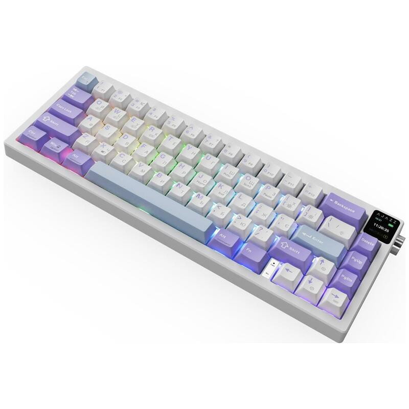 Клавиатура беспроводная Ajazz AK650 Flying Fish Switch Purple (AK650-FF-PWB)_sample